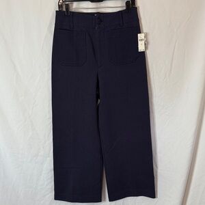 Maeve Navy Wide Leg Pants